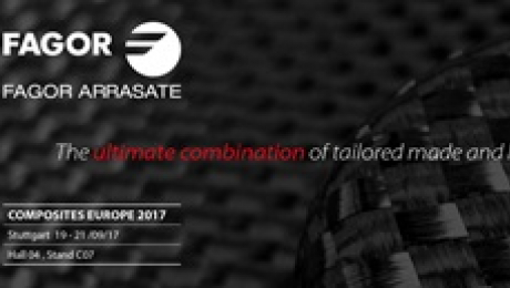 Fagor Arrasate stellt mit großen Erwartungen auf der Messe „Composites Europe“ in Stuttgart aus