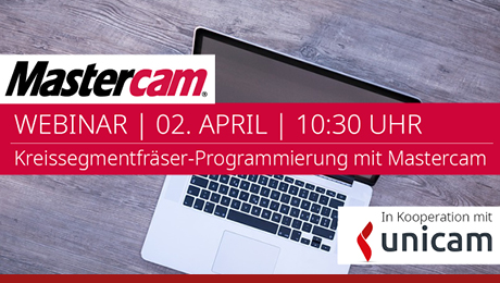 Mastercam Kreissegmentfräsen Webinar