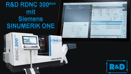 EMO 2019: CNC-Drehmaschine RDNC 300 mit Siemen SINUMERIK ONE