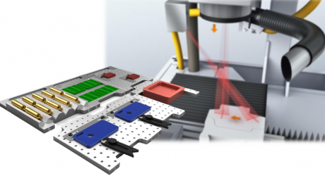 ALUMESS.easyloc Spannsystem für die Laserbearbeitung