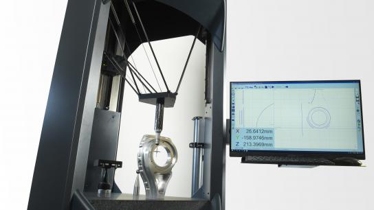 Robustes Koordinatenmessgerät mit kleiner Grundfläche für hohe Messgenauigkeit erstmals auf der EMO