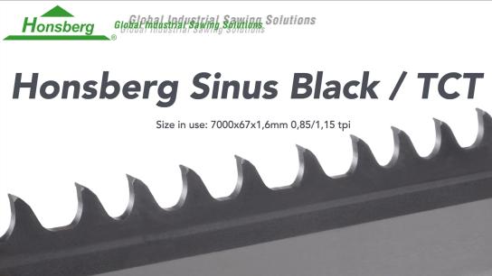 Honsberg Sinus Black High-End Sägeband