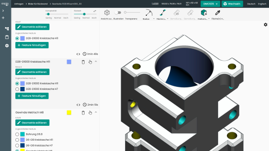 EMO 2023: Aspio zeigt mit nextOffer Bauteilkalkulation nach Maß