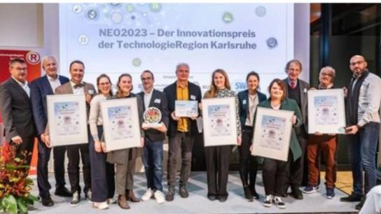 Preisverleihung der NEO2023 der TechnologieRegion Karlsruhe GmbH