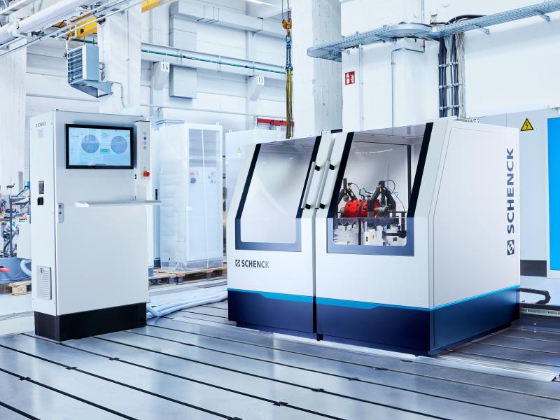 Schencks Universalauswuchtmaschine Pasio 100-700